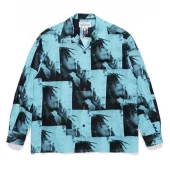 Рубашка Wacko Maria With Photo Of Bob Marley "Blue"