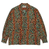 Рубашка Wacko Maria Leopard Print - With Pocket "Brown/Green"