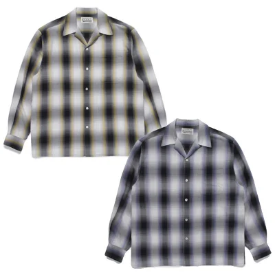 Рубашка Wacko Maria In Style Buffalo "Black/Gray/Yellow" фото № 2