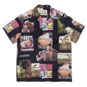 Рубашка Wacko Maria With Clippings "Black"