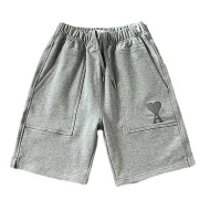 Шорты Amiri Cotton With Logo "Gray"