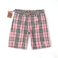 Шорты Supreme x Burberry Small Logo Rider "Pink"