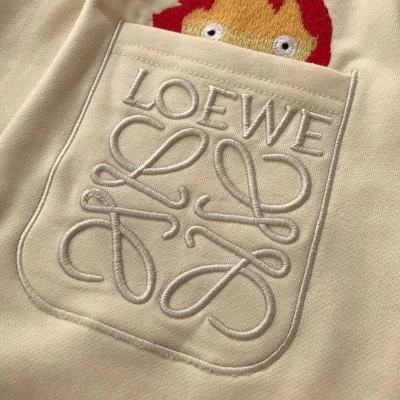 Шорты Loewe Flame - With Logo "Beige" фото № 3