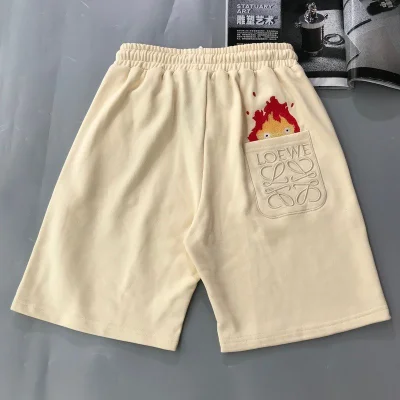 Шорты Loewe Flame - With Logo "Beige" фото № 8