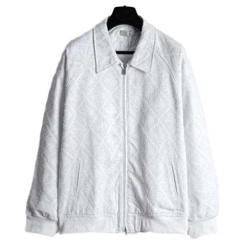 Бомбер Christian Dior White Rombes "White"