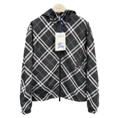 Куртка Burberry Allsides White Lines Print Black Squares "Black"