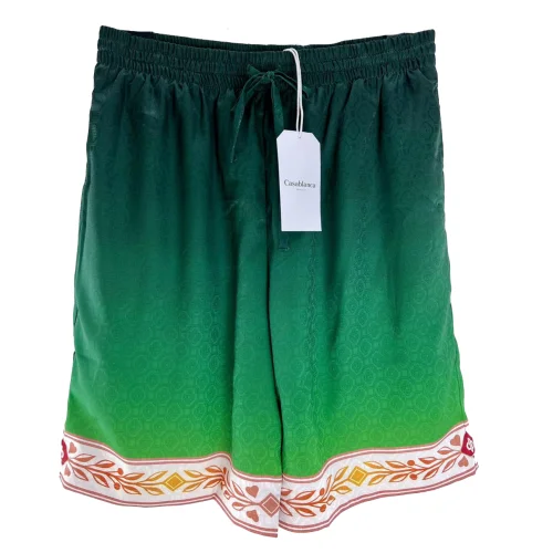 Шорты Casablanca Frontside Logo Uniti Is Power "Green"