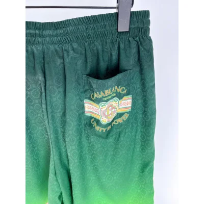 Шорты Casablanca Frontside Logo Uniti Is Power "Green" фото № 5