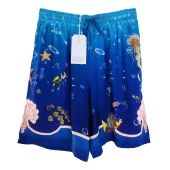 Шорты Casablanca Dark Seabed Aqualunger Print "Blue"