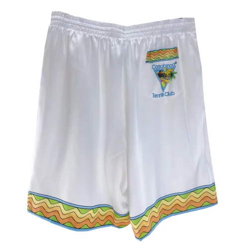 Шорты Casablanca Logo Big Sun Colorful Tiles "White"