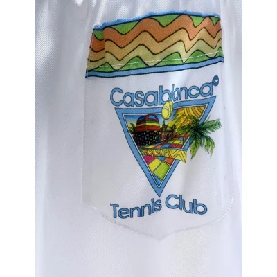 Шорты Casablanca Logo Big Sun Colorful Tiles "White" фото № 4 Шорты Casablanca Logo Big Sun Colorful Tiles "White" фото № 4