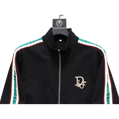 Спортивный костюм Christian Dior The Text On The Sleeve On The Side "Black" фото № 4