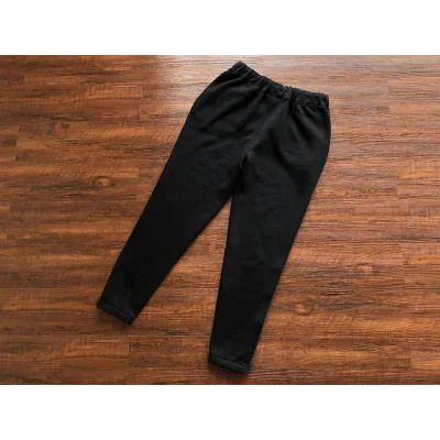 Штаны Trapstar Logo And Panther Outlined By Line "Black" фото № 2