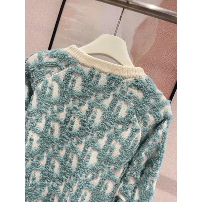 Свитер Christian Dior Zips On Sleeves Print Logos "Blue" фото № 2 Свитер Christian Dior Zips On Sleeves Print Logos "Blue" фото № 2