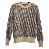 Свитер Christian Dior Many Logotypes Allsides Print "Beige"