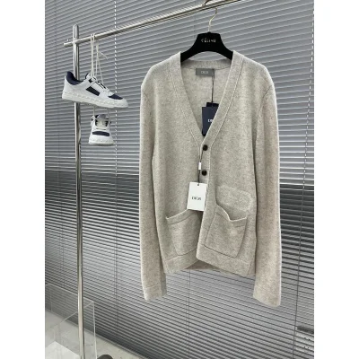 Кардиган Christian Dior Couture Logo "Gray" фото № 2