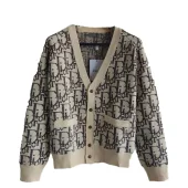 Кардиган Christian Dior Logotypes Dior Print "Beige"