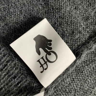 Свитер Off White Logo - Diagonal Arrows "Gray" фото № 6