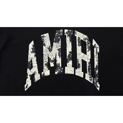 Свитшот Amiri With Round Neck And Brand Logo "Black" фото № 3