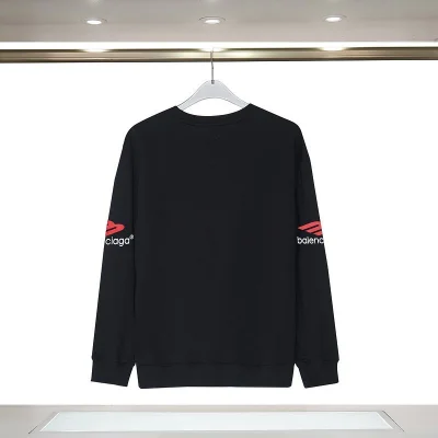 Свитшот Balenciaga Logo On The Chest And Sleeves "Black" фото № 2 Свитшот Balenciaga Logo On The Chest And Sleeves "Black" фото № 2