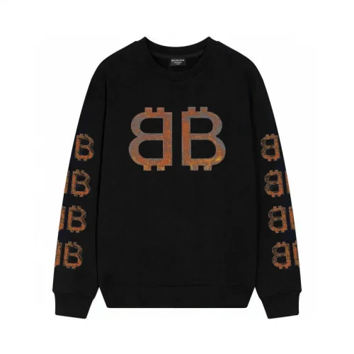 Свитшот Balenciaga Rusty Logo "Black"