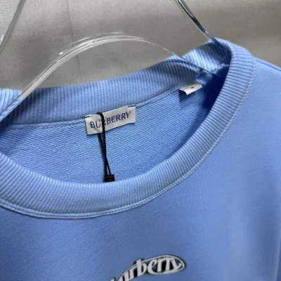 Свитшот Burberry Frontside Round White Logo Burberry "Blue" фото № 7 Свитшот Burberry Frontside Round White Logo Burberry "Blue" фото № 7
