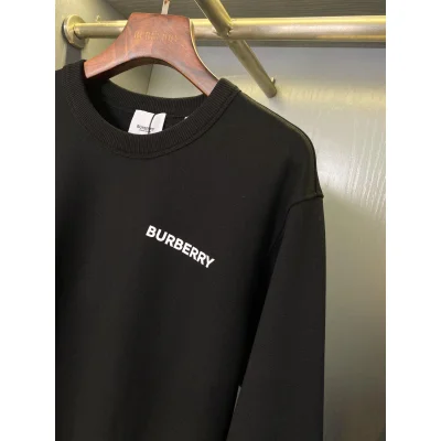 Свитшот Burberry Logo 99 London England Ice Cream Est 1856 "Black" фото № 4