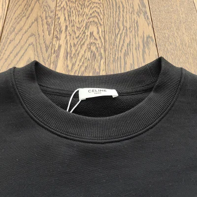 Свитшот Celine With The Labels Logo "Black" фото № 9