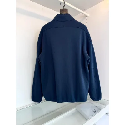 Свитшот Christian Dior Frontside White Logo Dior 47 "Blue" фото № 7