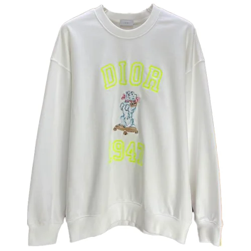 Свитшот Christian Dior Blue Dog "White"