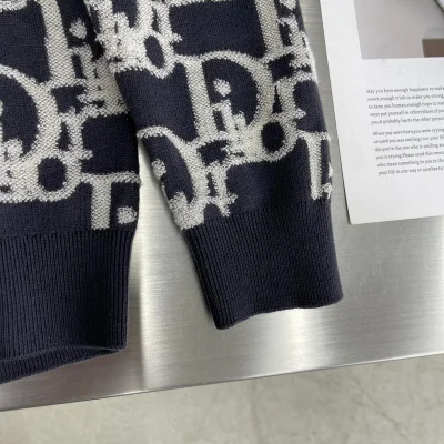 Свитшот Christian Dior Chaotic Dior Logos "Blue" фото № 6