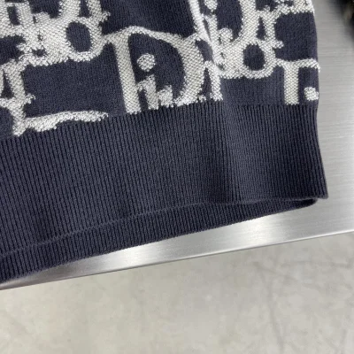 Свитшот Christian Dior Chaotic Dior Logos "Blue" фото № 2