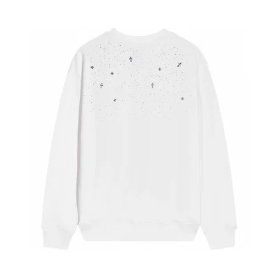 Свитшот Chrome Hearts Rhinestones "White" фото № 5 Свитшот Chrome Hearts Rhinestones "White" фото № 5