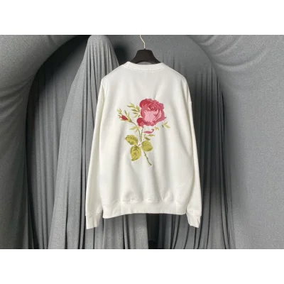 Свитшот Dior Rose With Thorns "White" фото № 3