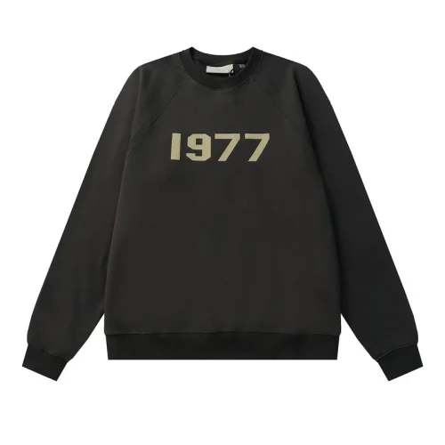 Свитшот Fear Of God With Beige Patch On The Back "Black/Gray"