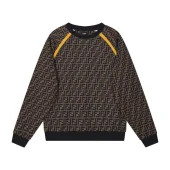 Свитшот Fendi With Yellow Stripes "Brown/Black"