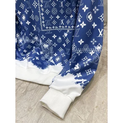 Свитшот Louis Vuitton Blue Glimpses Of The Brand "White/Blue" фото № 8