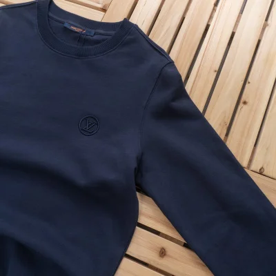 Свитшот Louis Vuitton - Logo "Blue" фото № 6