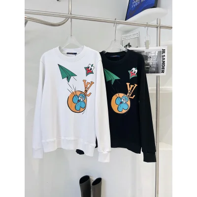 Свитшот Louis Vuitton Paper Airplane "White" фото № 2