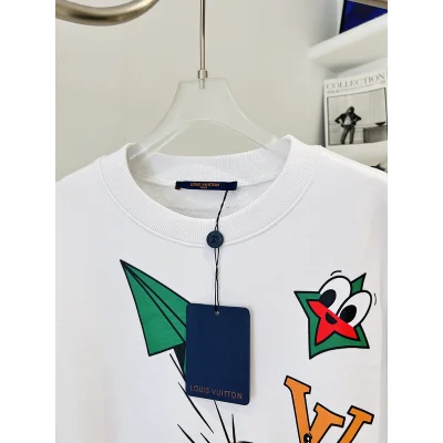 Свитшот Louis Vuitton Paper Airplane "White" фото № 3