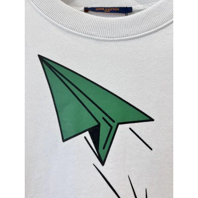 Свитшот Louis Vuitton Paper Airplane "White" фото № 5