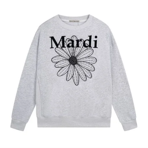 Свитшот Mardi Mercredi Chamomile Flower "Gray, Black"