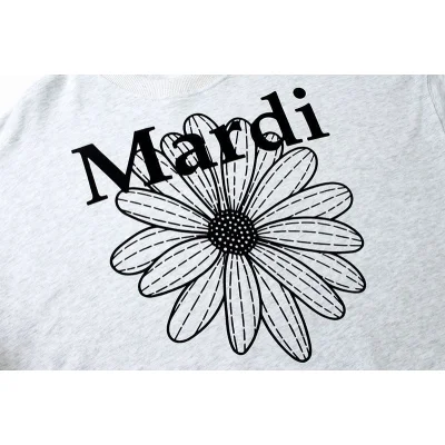 Свитшот Mardi Mercredi Chamomile Flower "Gray, Black" фото № 2