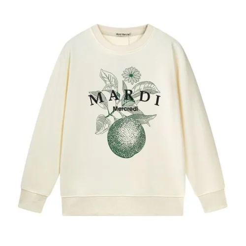 Свитшот Mardi Mercredi Fruit "Cream"