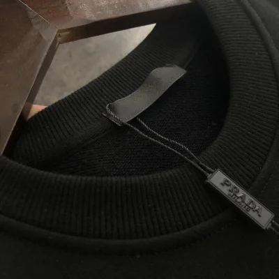 Свитшот Prada With Logo And Emblem "Black" фото № 7