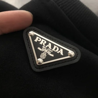 Свитшот Prada With Logo And Emblem "Black" фото № 9