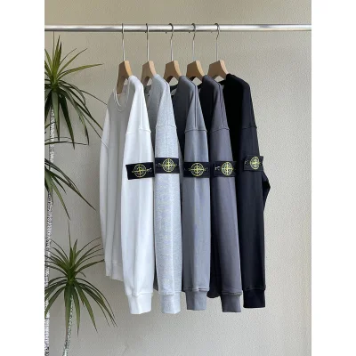 Свитшот Stone Island Base "Gray" фото № 3