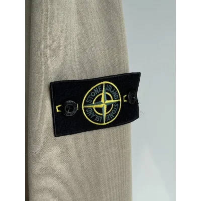 Свитшот Stone Island With A Black Stripe-Logo "Beige/Gray" фото № 4