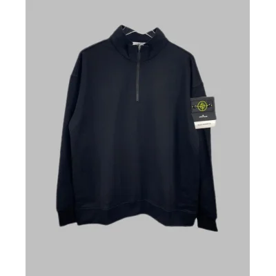 Свитшот Stone Island With Patch With Large Text - ZIP "Black" фото № 2