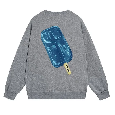 Свитшот Stussy Ice Cream On A Stick "Dark Gray" фото № 2